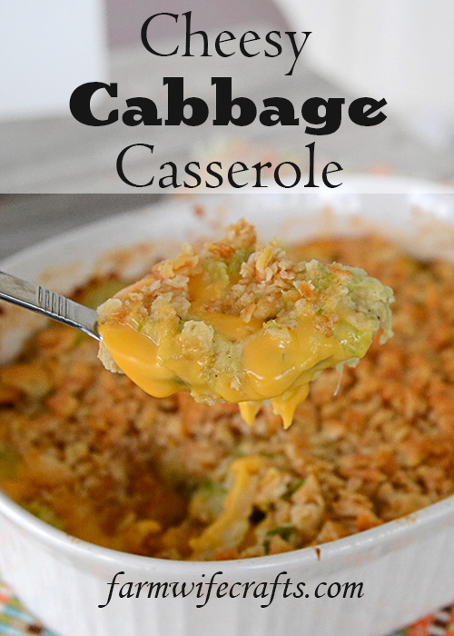 Most people have a love, hate relationship with cabbage.  This recipe for Cheesy Cabbage Casserole will turn your hate into love!!!