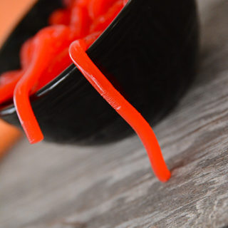 Are you getting ready for Halloween with the kids? Maybe you're hosting a party! These jello worms will be a hit and they're fun to make!
