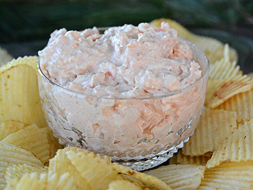 Cold shrimp dip with cream cheese