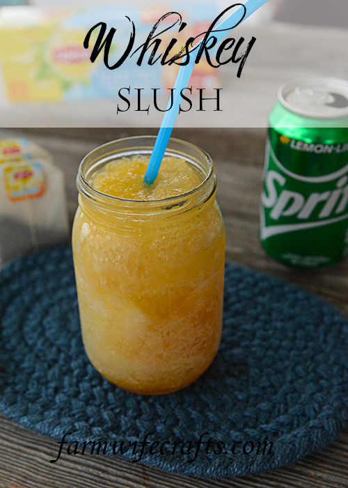 Do you love a good drink recipe that tastes like the holidays?  This Whiskey Slush recipe is your ticket!